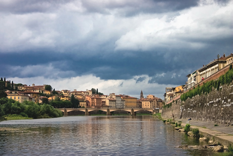 Arno river in Florence photo