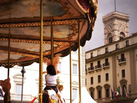 Carousel in Florence photo