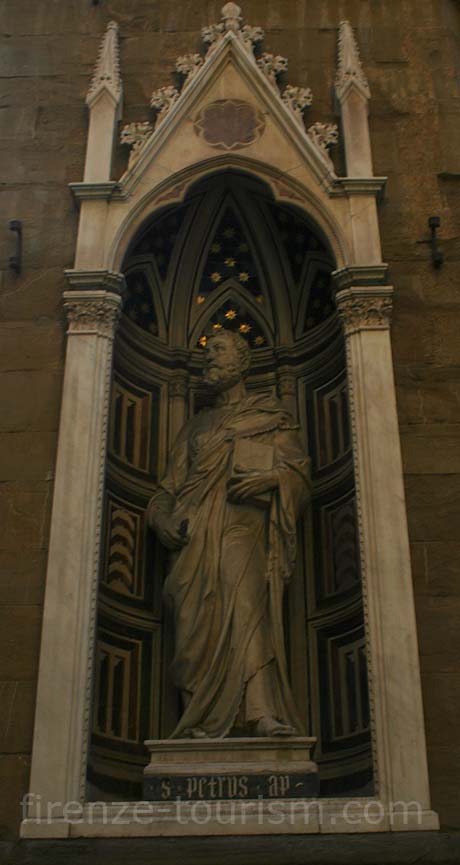 Florence orsanmichele church detail photo