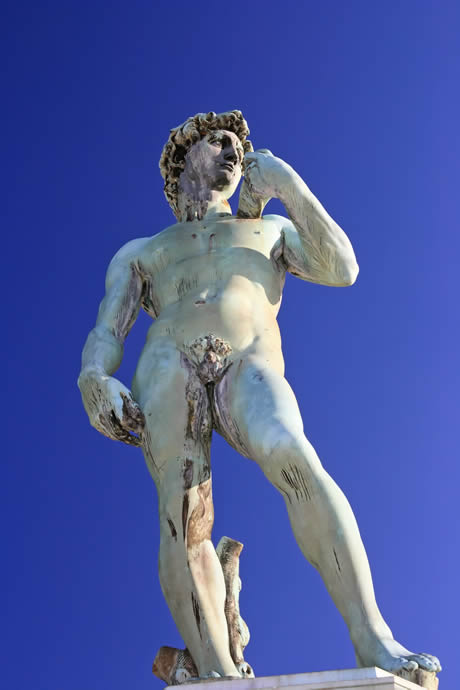 Michelangelo s david statue in Florence photo