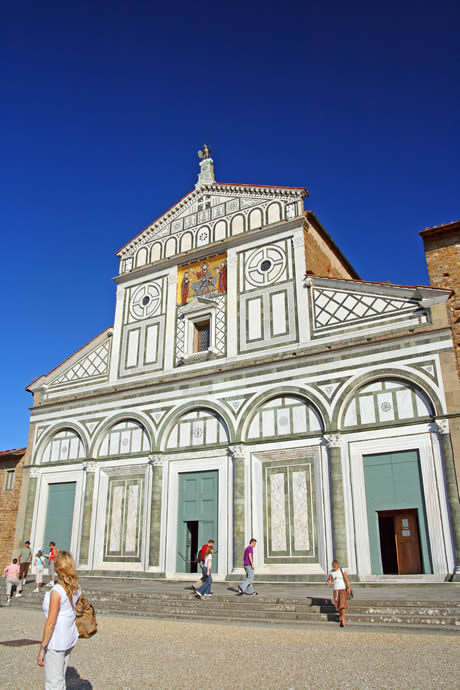 The basilica di san miniato al monte in tuscany photo