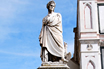 Dante Alighieri Statue In Florence