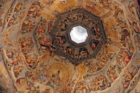 A l'intérieur du dôme de la cathédrale de Florence photo