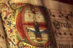 Manuscrit Médiéval Dans Une Bibliothèque à Florence