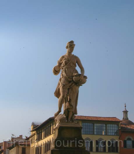 Bellissima statua a Firenze foto