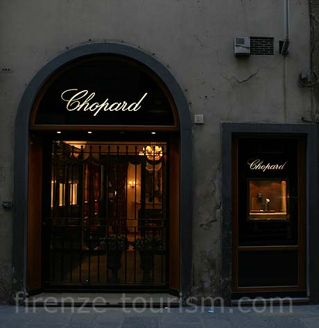 Casa de moda chopard la Florenta foto